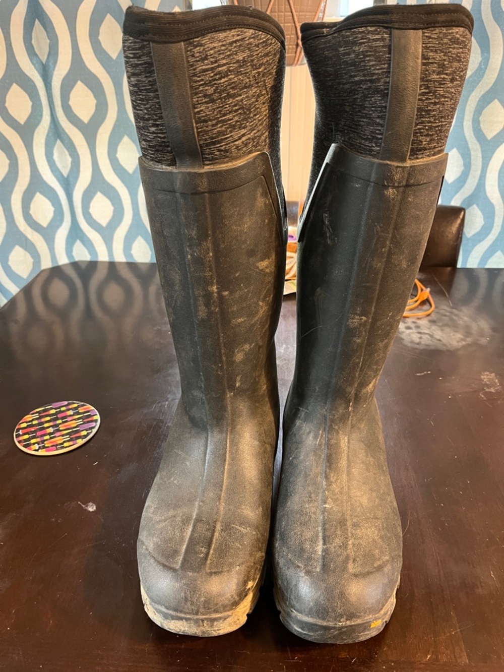 Black Women's Waterproof Combat & Moto Boots